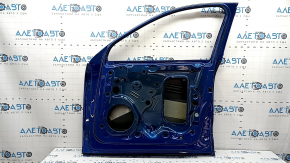 The front right door of a Porsche Macan 15-24 blue M5J is bare, with a dent.