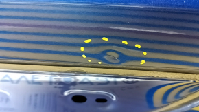 The door is bare rear left Porsche Macan 15-24 blue M5J, butts