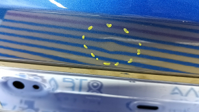 The door is bare rear left Porsche Macan 15-24 blue M5J, butts