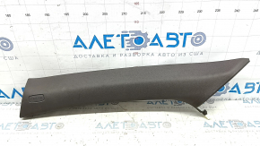 Left front pillar trim for Porsche Macan 15-18, achatgrau grey fabric, worn