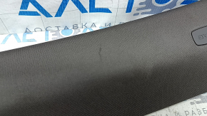Left front pillar trim for Porsche Macan 15-18, achatgrau grey fabric, worn
