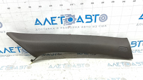 Front pillar trim right Porsche Macan 15-18 gray achatgrau fabric, scratches