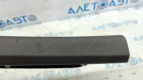 Front pillar trim right Porsche Macan 15-18 gray achatgrau fabric, scratches