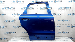The door is bare, rear right, Porsche Macan 15-18 blue M5J, bumpers