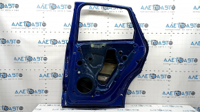 The door is bare, rear right, Porsche Macan 15-18 blue M5J, bumpers