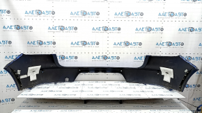 Rear bumper for Porsche Macan 15-18, bare, blue, with scratches, for parking sensors and camera
