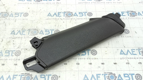 Rear window trim panel left Porsche Macan 15-18 front gray achatgrau, worn