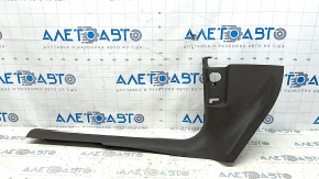 Front left door sill plate for Porsche Macan 15-18, achatgrau gray with chrome insert, Macan S, scratches