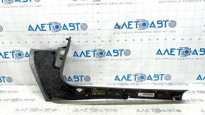 Front left door sill plate for Porsche Macan 15-18, achatgrau gray with chrome insert, Macan S, scratches
