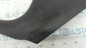 Front left door sill plate for Porsche Macan 15-18, achatgrau gray with chrome insert, Macan S, scratches