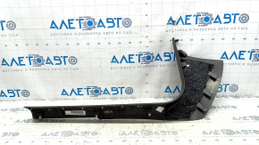 Front right door sill trim for Porsche Macan 15-18, gray achatgrauya with chrome insert, Macan S, scratches, scratches