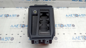 Audi E-Tron 19-23 center console pocket with cup holders and cigarette lighter