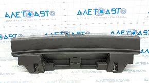 Porsche Macan 15-18 trunk opening trim, gray achatgrau, chrome trim, scratches