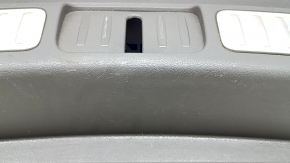 Porsche Macan 15-18 trunk opening trim, gray achatgrau, chrome trim, scratches