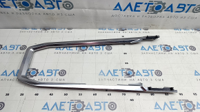 Upper center console trim for Audi E-Tron 19-23, chrome, broken fastener