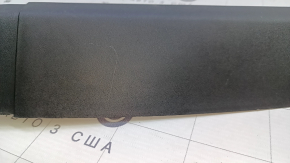 Upper left tailgate trim for Jeep Compass 11-16, black, scratched