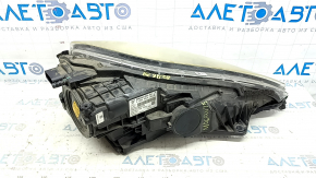 Left front headlight assembly for Porsche Macan 15-18, xenon, with units, for washer, adaptive, black, for polishing