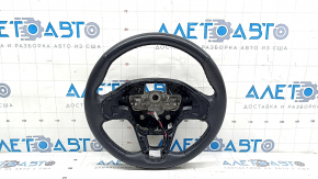 Ford Escape MK4 2022 steering wheel, black leather, heated, no buttons, no trim