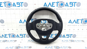 Ford Escape MK4 2022 steering wheel, black leather, heated, no buttons, no trim