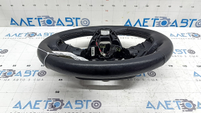 Ford Escape MK4 2022 steering wheel, black leather, heated, no buttons, no trim