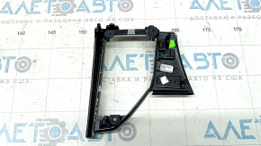 Porsche Macan 15-18 front panel center trim, glossy black, scratches