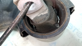 The rear right longitudinal control arm of a Toyota Sienna 21-24 has a cracked silent block.