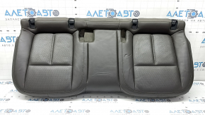 Porsche Macan 15-18 rear seat cushion, achatgrau grey leather, heated, perforated, scratches, dents