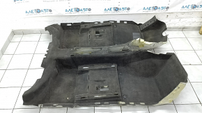 Porsche Macan 15-18 floor covering, grey achatgrau, torn, needs dry cleaning