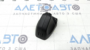 Porsche Macan 15-24 interior mirror cover, small, black, 2 parts, broken guide