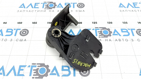 Porsche Macan 15-18 hood release handle with bracket, interior gray achatgrau