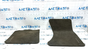 Set of floor mats for Porsche Macan 15-20, gray achatgrau cloth, for cleaning