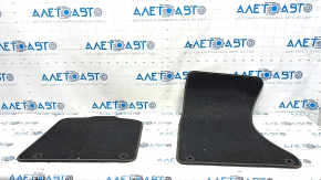 Set of floor mats for Porsche Macan 15-20, gray achatgrau cloth, for cleaning