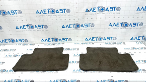 Set of floor mats for Porsche Macan 15-20, gray achatgrau cloth, for cleaning