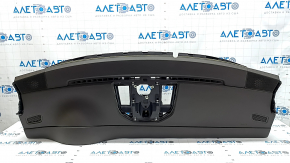 Torpedo front panel with AIRBAG Porsche Macan 15-18 leather gray achatgrau, with overlays, worn