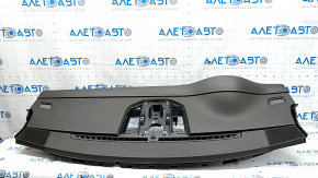 Torpedo front panel with AIRBAG Porsche Macan 15-18 leather gray achatgrau, with overlays, worn