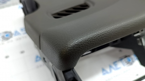 Torpedo front panel with AIRBAG Porsche Macan 15-18 leather gray achatgrau, with overlays, worn