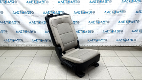 Rear seat, 2nd row, right, Ford Escape MK4 20-22, without airbag, leather, beige with black, perforation, crack on the lining