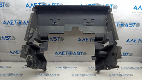 Rear radiator air duct deflector Audi E-Tron 19-23, upper part, cracks, missing fragment