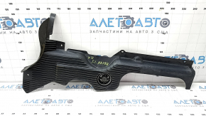 Rear right underbody protection for Porsche Macan 15-23, cracked, dented