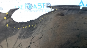Subaru B9 Tribeca front left fender liner missing fragment