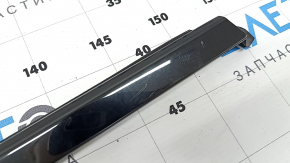 Molding door-glass center front right Porsche Macan 15-24 chrome, with graphite trim, worn, scratches