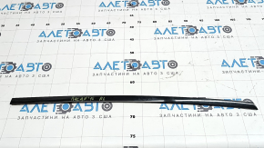 Upper rear left door molding for Porsche Macan 15-24, chrome, with graphite trim