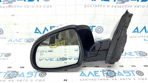 Left side mirror assembly for BMW X5 G05 19-23, 9 pins, turn signal, heated, memory, auto-dimming, BSM, camera, white, scratches