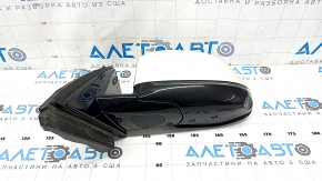 Left side mirror assembly for BMW X5 G05 19-23, 9 pins, turn signal, heated, memory, auto-dimming, BSM, camera, white, scratches