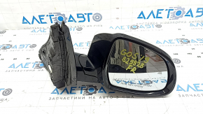 Right side mirror assembly for BMW X5 G05 19-23, 9 pins, turn signal, heated, memory, BSM, camera, white, scratches