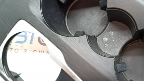Ford Escape MK4 2020 center console trim, cup holder and selector bezel, illuminated, scratches