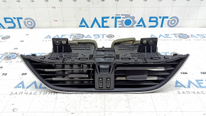 Ford Escape MK4 20-24 black and chrome center front air vent with chrome trim