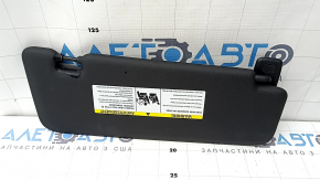 Left visor BMW X5 G05 19-23 black, without hook, dented