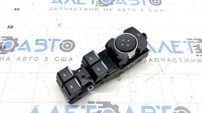 Front left window lift control for Ford Escape MK4 20-24 black with chrome