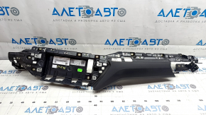 Right front panel bracket for Audi E-Tron 19-23, black, part of the housing is broken off, no fragment